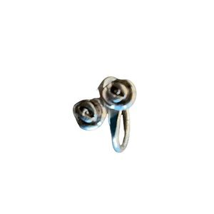 Sarah Coventry adjustable rose silver plated ring
